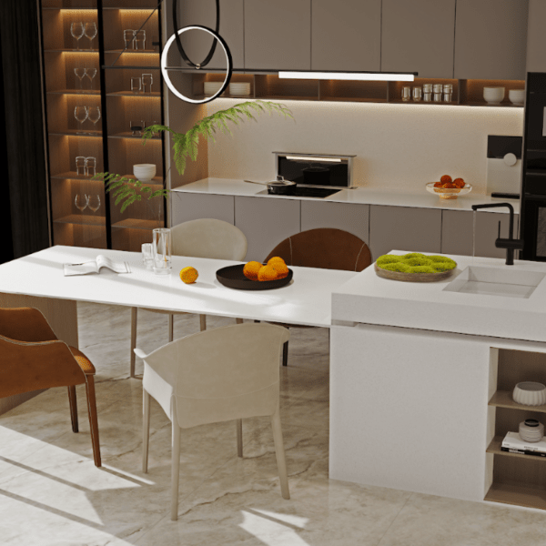 Surfaces Pro White Arena Satinado 320x160